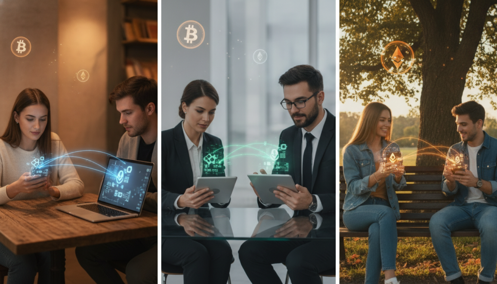 discover how peer-to-peer (p2p) cryptocurrency works, exploring the decentralized process that enables direct crypto transactions without intermediaries.