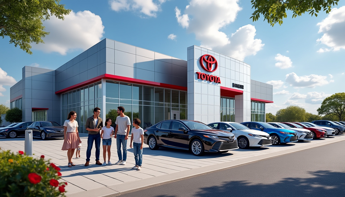 What should you know before visiting a Toyota dealership?