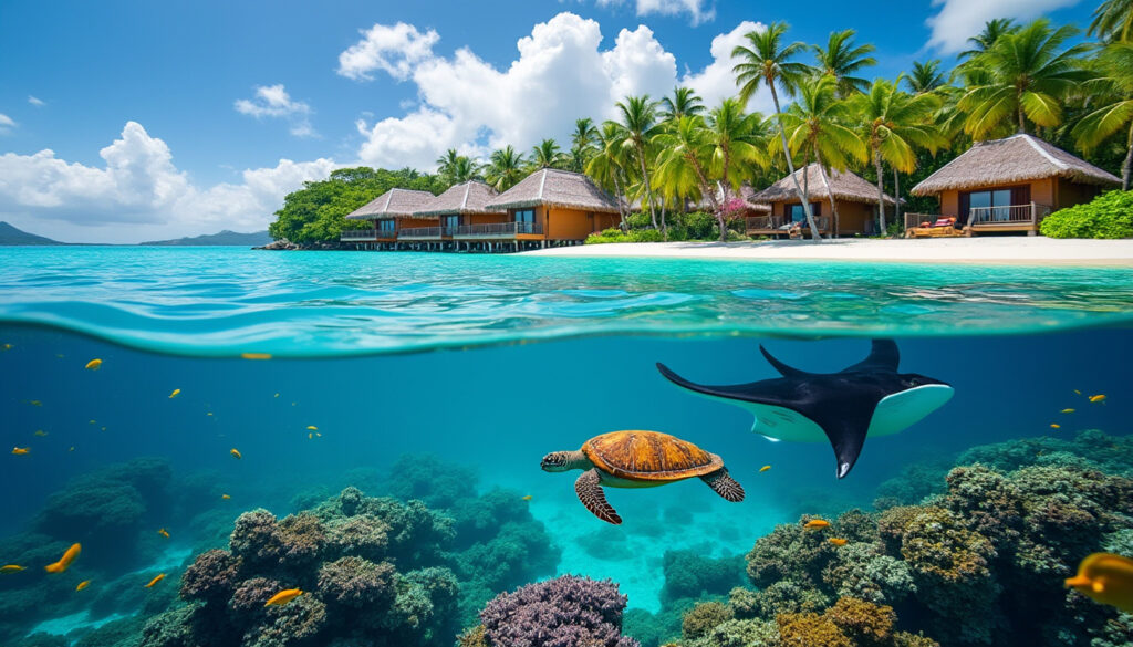 discover the top dive resorts in fiji that offer the ultimate underwater escape, featuring pristine coral reefs, vibrant marine life, and luxurious accommodations for an unforgettable diving adventure.