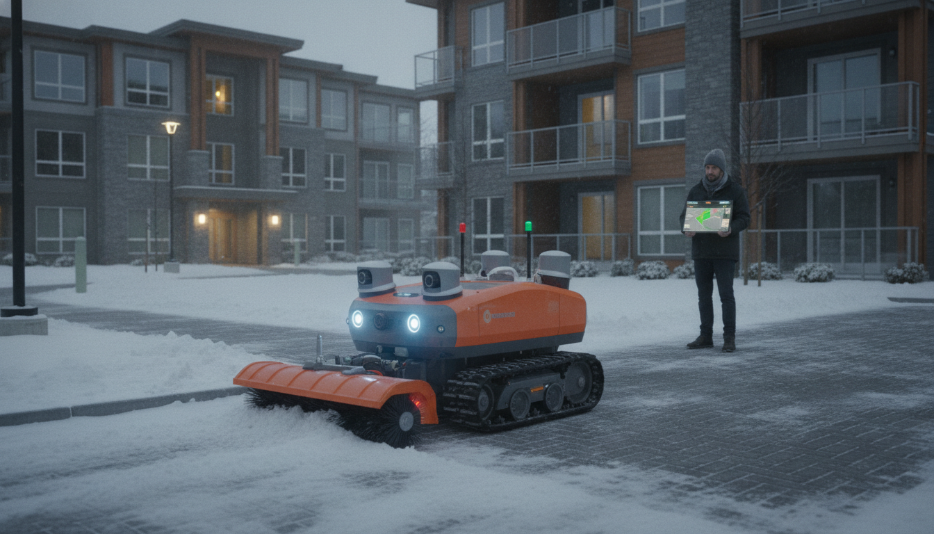 How does AI improve strata snow removal safety in Surrey?