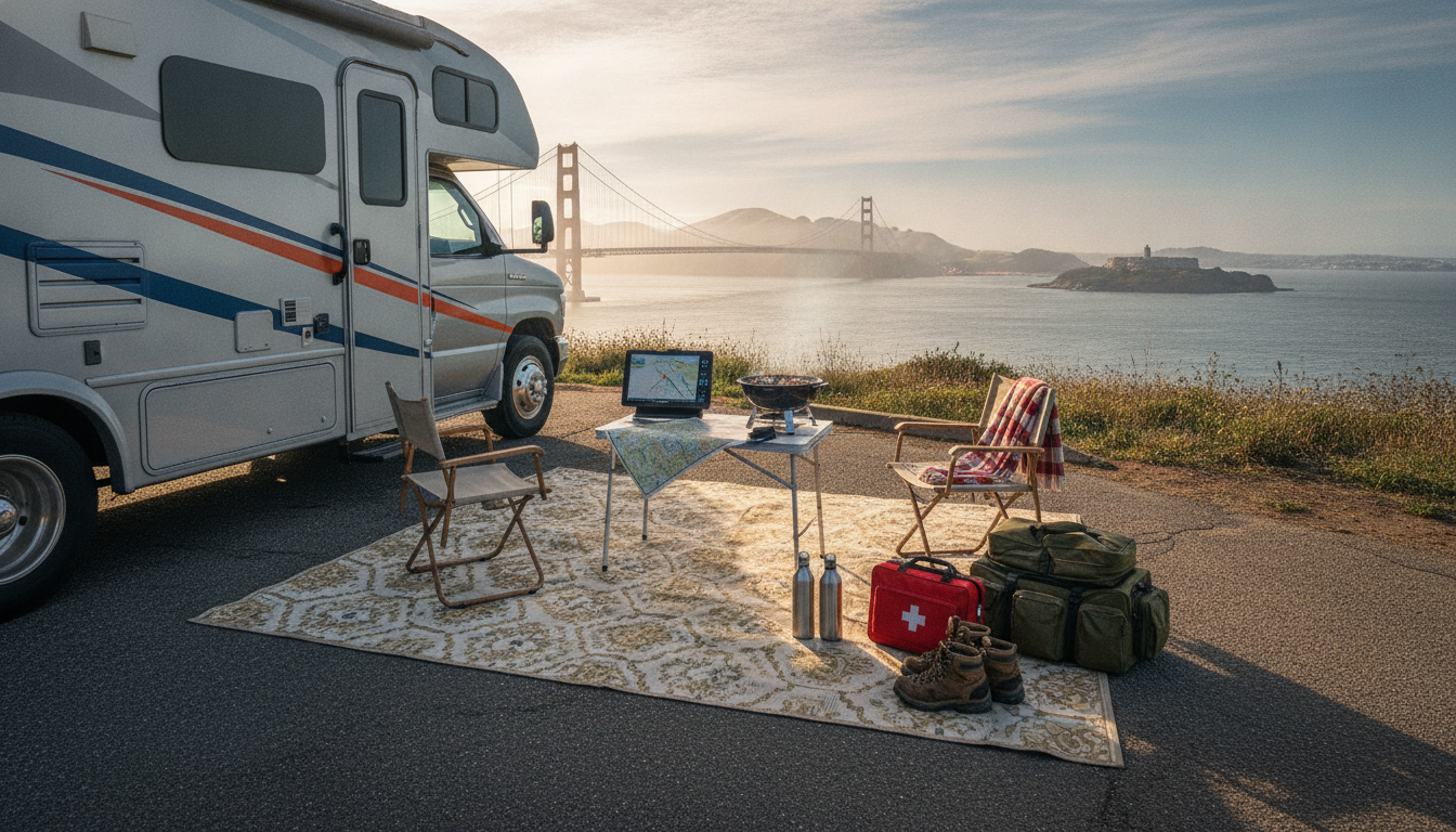 What are the RV travel essentials for a San Francisco adventure?