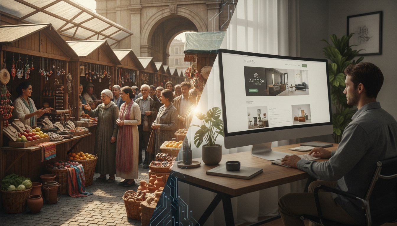 What are the differences between a marketplace and an online store for sellers?