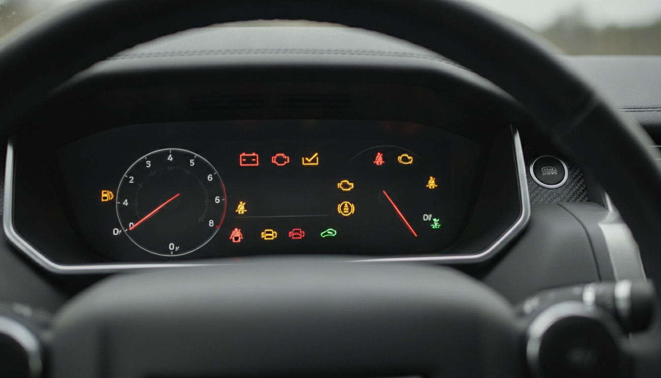 What does each Land Rover dashboard warning light mean?