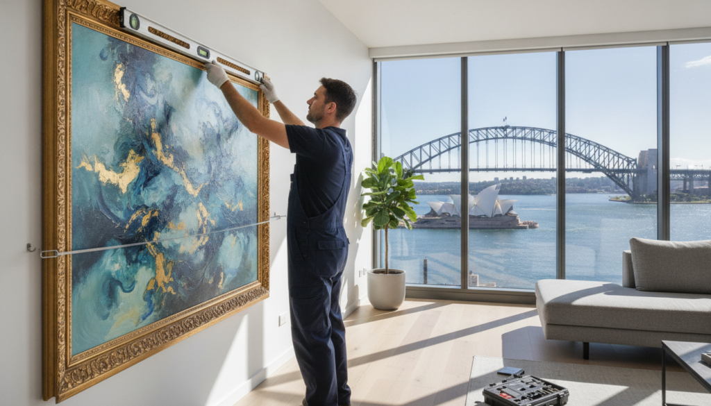 discover the benefits of professional picture hanging services in sydney and why they are essential for safe, precise, and aesthetic wall art installation.