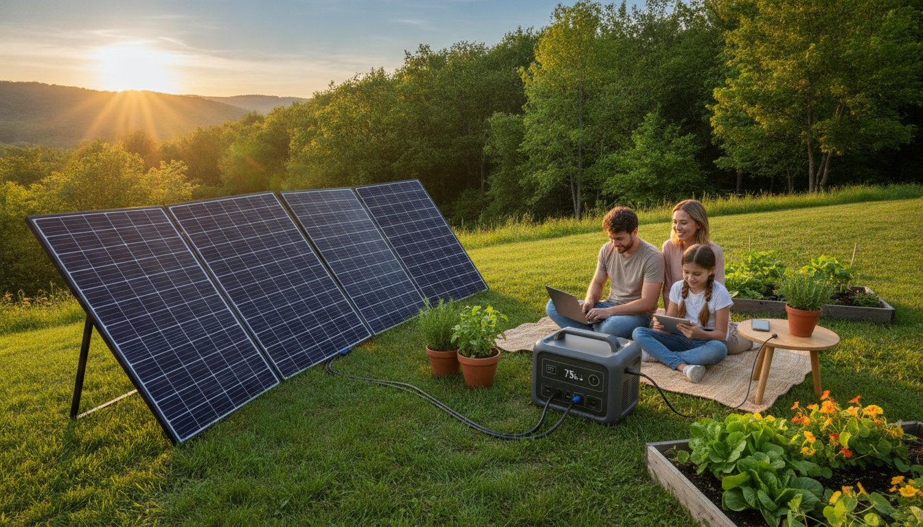 How can a solar generator help you embrace sustainable living?