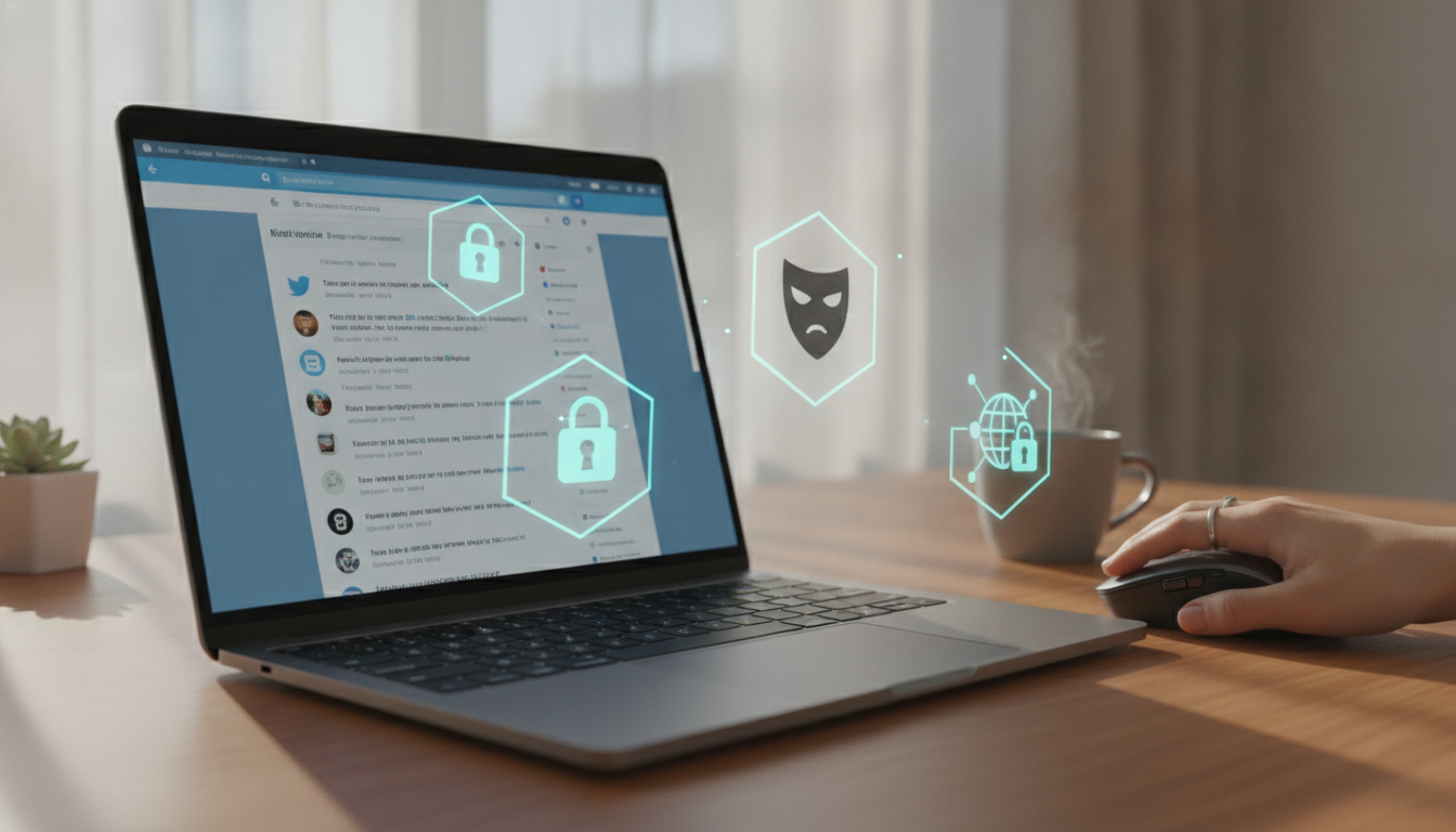 How can you browse Twitter anonymously without an account?