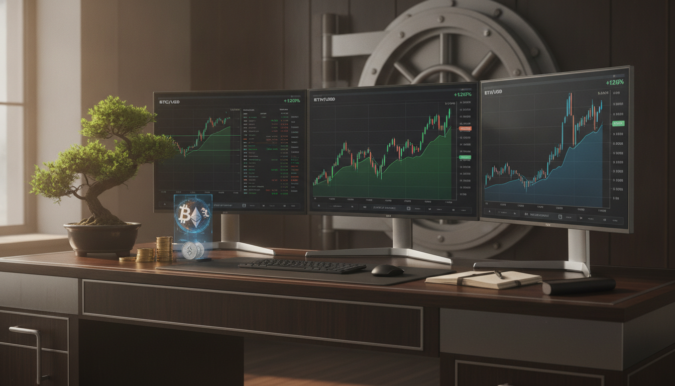 How do you build a long-term portfolio using Bitcoin and Ethereum?