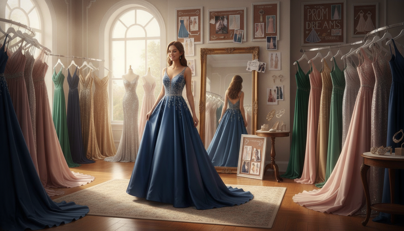How do you find your perfect match when shopping for elegant prom dresses?