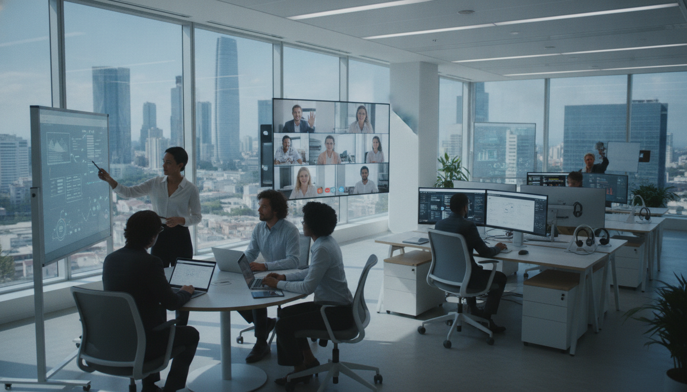 What are the best digital hub technologies and practices for hybrid teams?