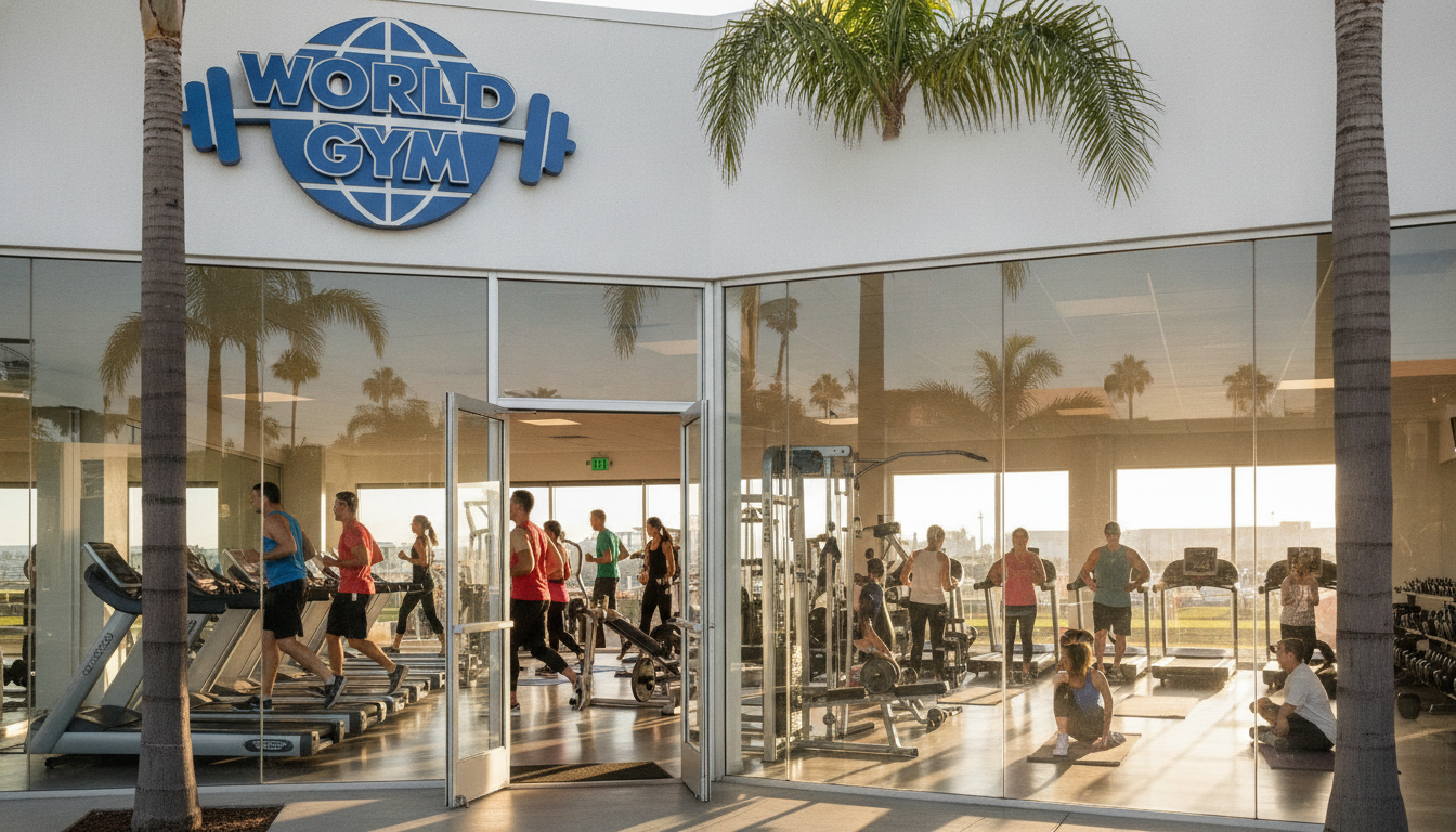 What do the latest reviews say about World Gym in San Diego?